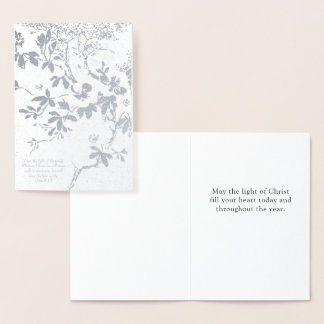 Christliches Licht Christi Folienkarte