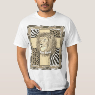 Christliches Lion Cross T-Shirt