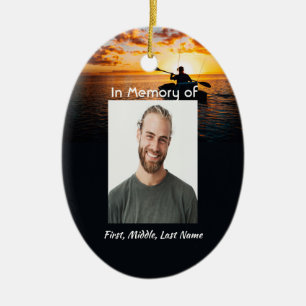 Christliches Memorial Pocket Card Kajak Sport Keramik Ornament