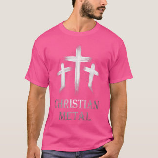 Christliches Metal Weißmetall Jesus Metal Himmlisc T-Shirt