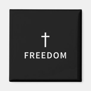Christliches minimales Kreuz Dom religiöser modern Magnet