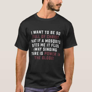 Christliches Moskito Bible Joke Meme Christliches  T-Shirt