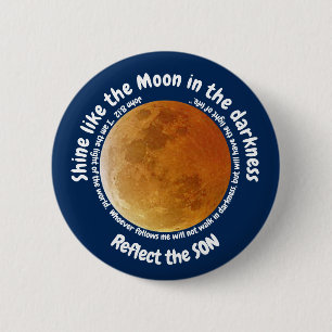 Christliches motivierend Zitat 6 cm rundes Abzeich Button