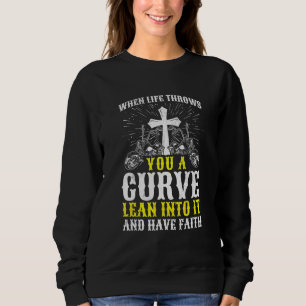 Christliches Motorradleben Sweatshirt