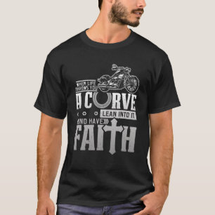 Christliches Motorradleben T-Shirt