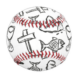 Christliches Muster Baseball