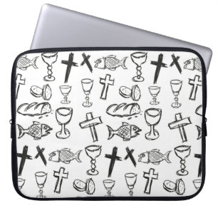 Christliches Muster Laptopschutzhülle