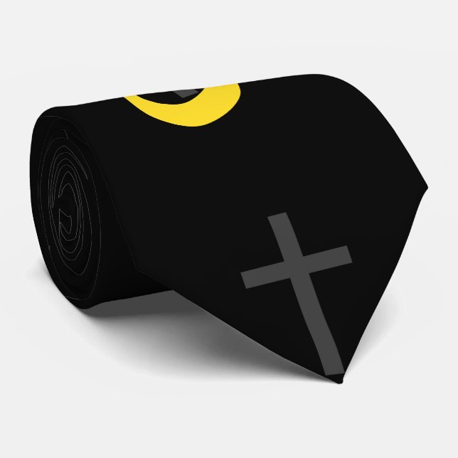 Christliches Nazaräer-Symbol-solidaritäts-Kreuz Krawatte (Gerollt)