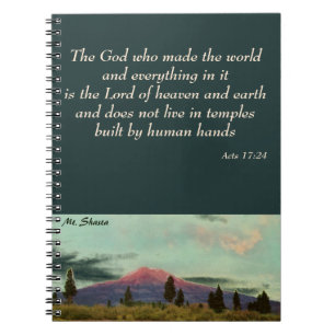 Christliches Notebook Notizblock