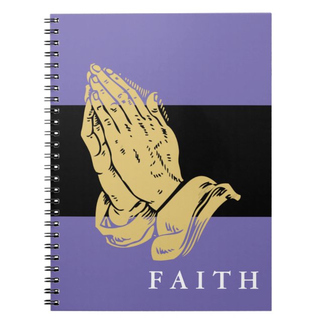 Christliches Notebook-Prayer Notizblock (Vorderseite)