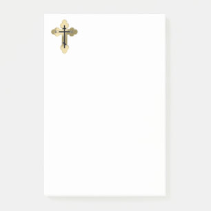 Christliches orthodoxes Kreuz Post-it Klebezettel