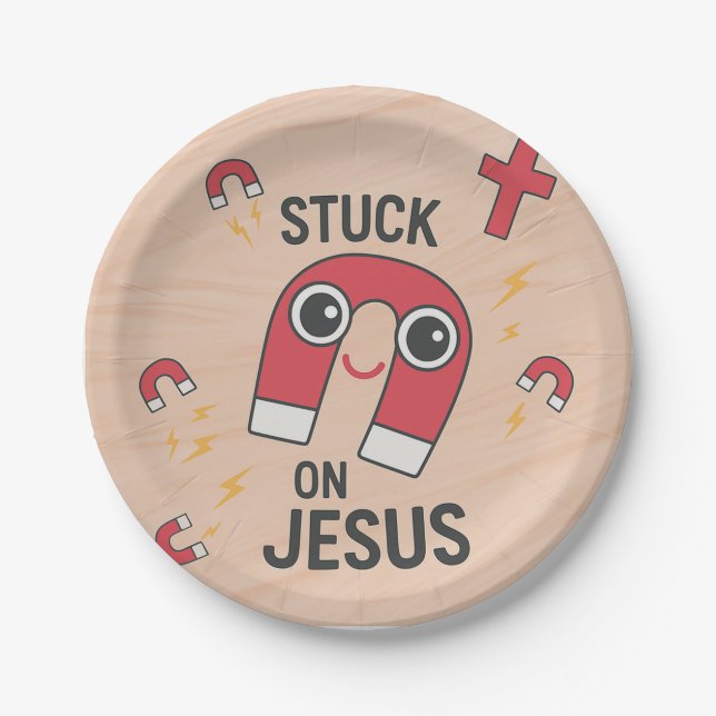 Christliches Party-Festspielgeschirr Pappteller (Vorderseite)