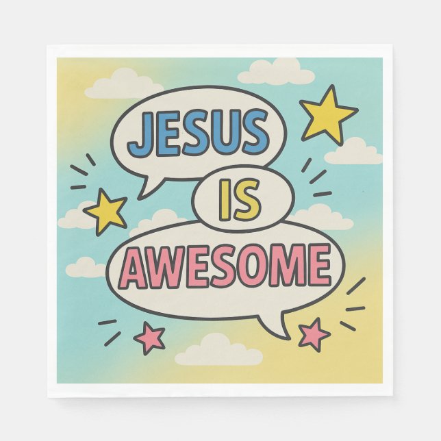 Christliches Party Serviette (Vorderseite)