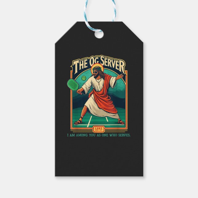 Christliches Pickleball Jesus Geschenkanhänger (Vorderseite)