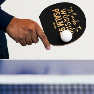 Christliches Ping Pong Paddle zum Anbeten gemacht Tischtennis Schläger