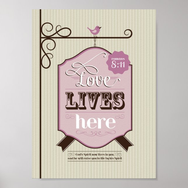 Christliches Plakatbibelbuch Inspiriert Art Poster (Vorne)