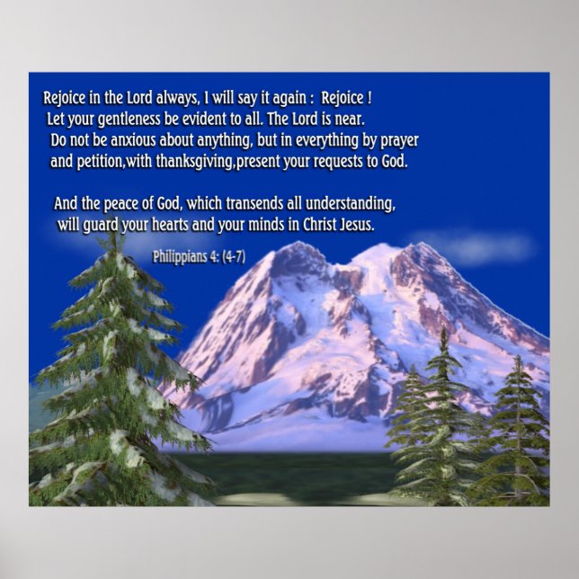 Christliches Poster (Vorne)