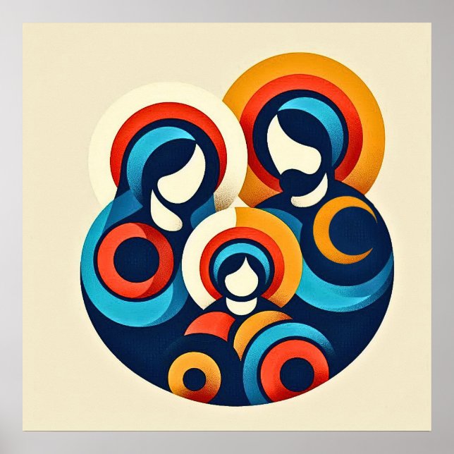 Christliches Poster der Familie (Vorne)