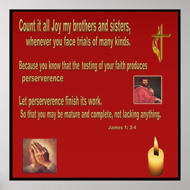 Christliches Posterbuch James 1 Poster (Vorne)