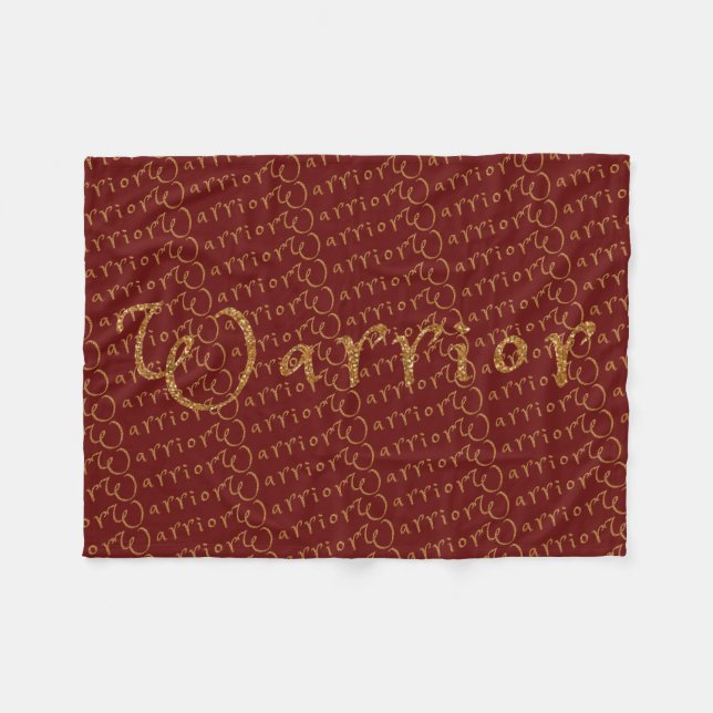 Christliches Prophetien-KRIEGSgebet Fleecedecke (Vorderseite (Horizontal))