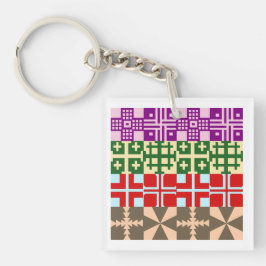 Christliches Quermuster 1 Schlüsselanhänger