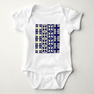 Christliches Quermuster 2 Baby Strampler
