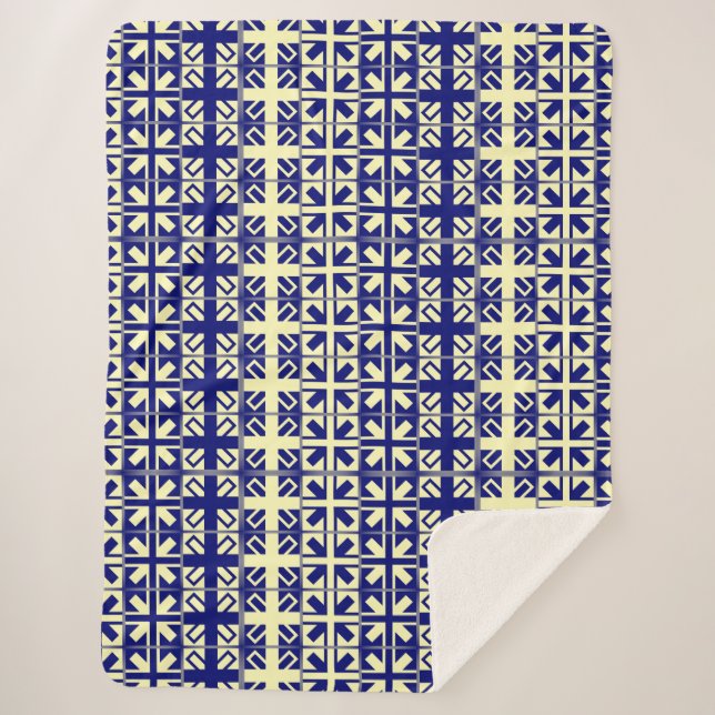 Christliches Quermuster 2 Sherpadecke (Vorderseite)