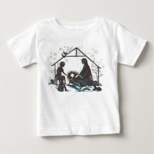 Christliches religiöses Baby Jesus Weihnachtskripp T-shirt