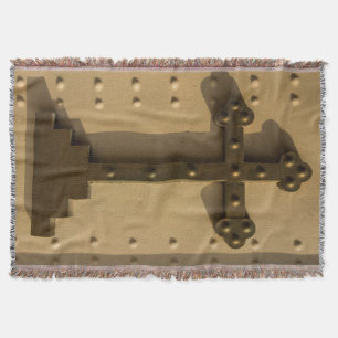 Christliches religiöses Kreuz im Irak Decke