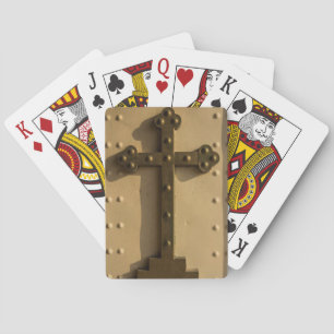 Christliches religiöses Kreuz, Irak Spielkarten