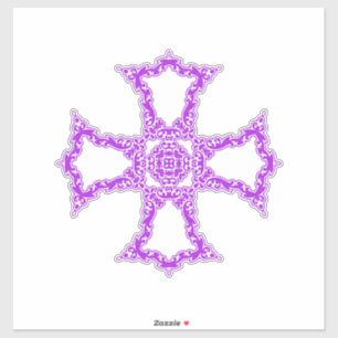 Christliches rotes Kreuz Aufkleber
