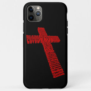 Christliches Rotes Kreuz Collage Art mit Glaube Case-Mate iPhone Hülle