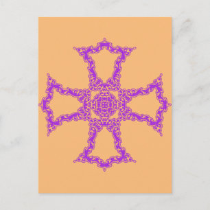 Christliches rotes Kreuz Postkarte