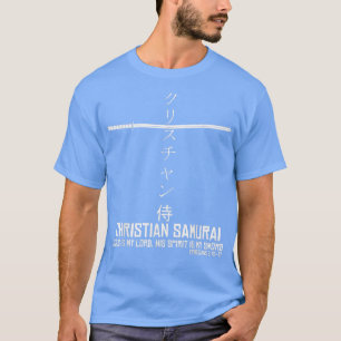 Christliches Samurai Kanji Cross Shirt