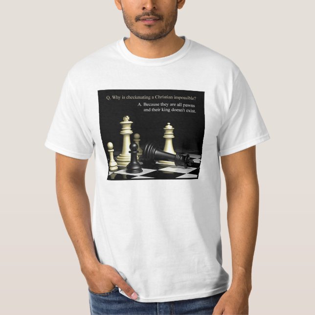 Christliches Schach T-Shirt (Vorderseite)