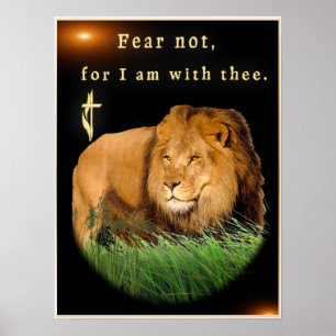 Christliches Schriftplakat Poster