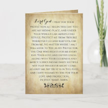 Christliches Schutzgebet