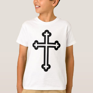 Christliches Schwarzes Kreuz T-Shirt