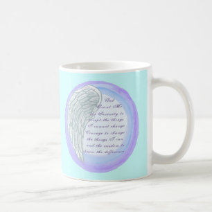 Christliches Serenity Prayer Wing Tasse