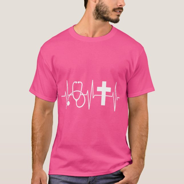 Christliches Shirt Religiöse Pflege Jesus hören (Vorderseite)