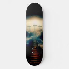 Christliches Skateboard Der Weg zum Himmel