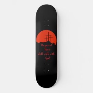 Christliches Skateboard Pure at Heart Skateboard D