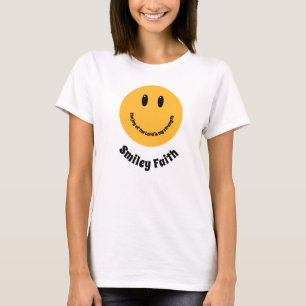 Christliches Smiley-Glaubens-Smiley-Gesicht T-Shirt