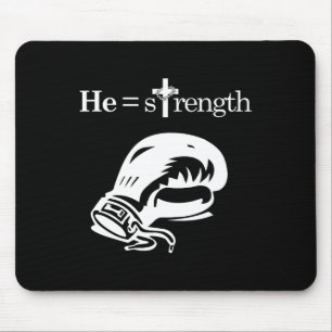 Christliches Sportangebot Inspiration Jesus Boxing Mousepad