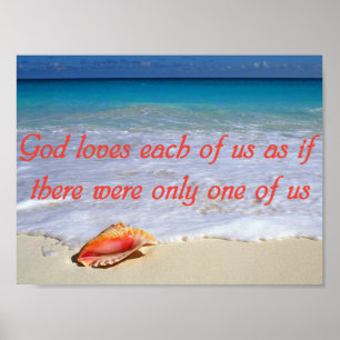 Christliches Sprichwort-Plakat Poster