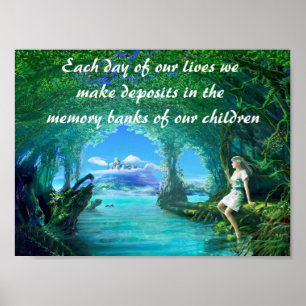 Christliches Sprichwort-Plakat Poster