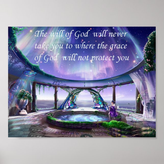 Christliches Sprichwort-Poster Poster (Vorne)