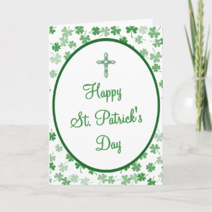 Christliches St. Patrick’s Day Bibelvers-Segen  Feiertagskarte