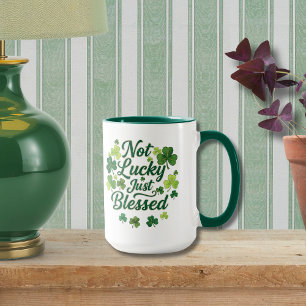 Christliches St. Patrick’s Day Kleeblatt Gesegnet Tasse