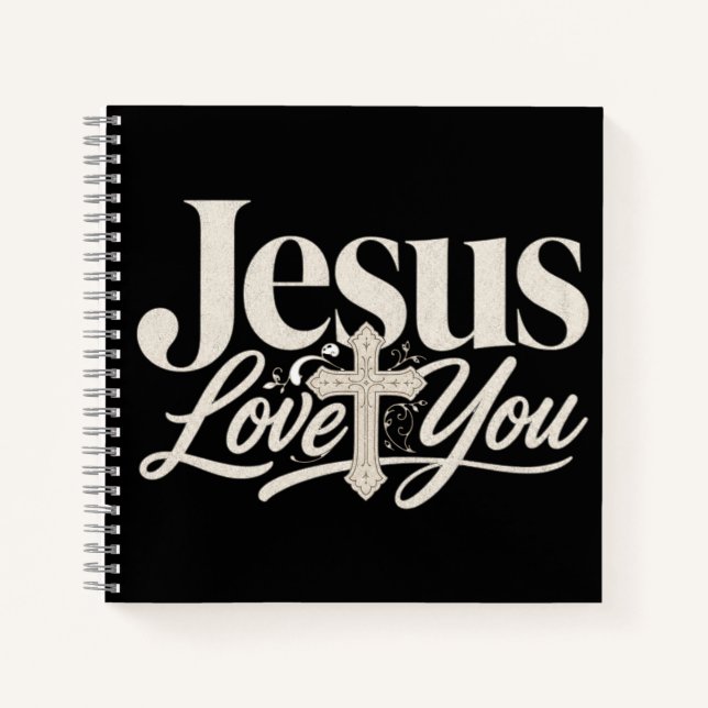 Christliches Sublimationsdesign Notizbuch (Vorderseite)